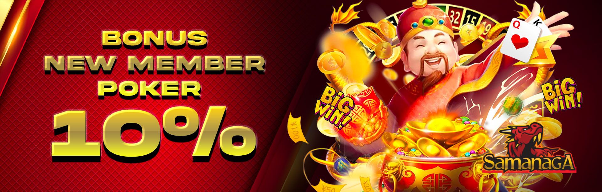 BONUS NEW MEMBER POKER TERBESAR 10%