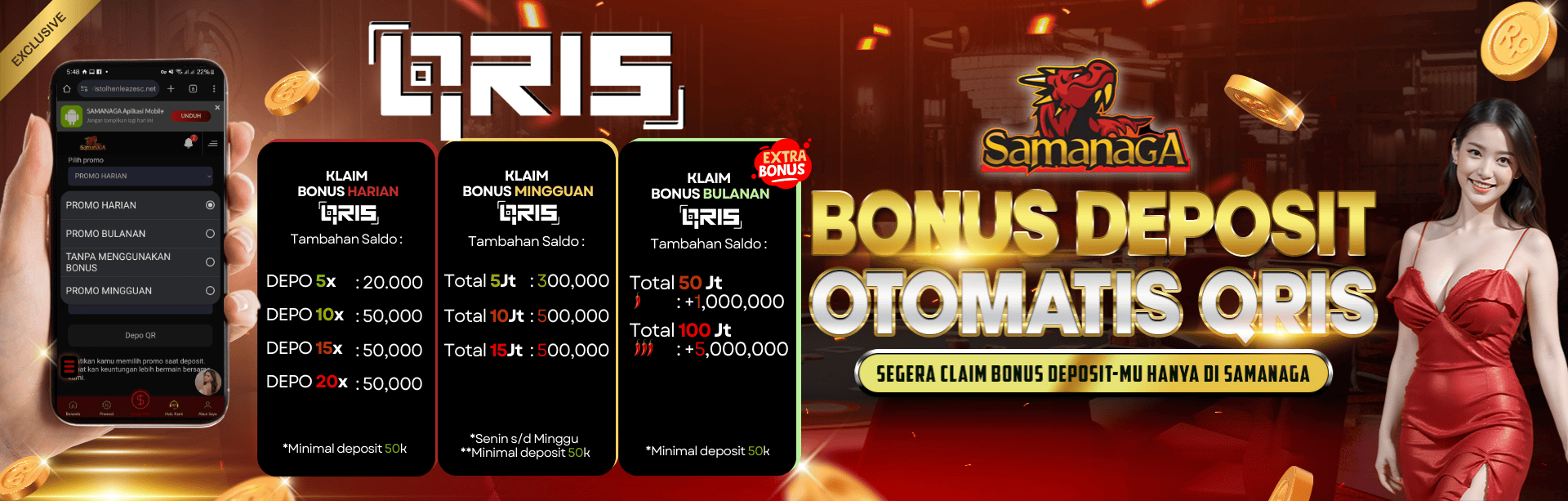 PROMO MENU DEPOSIT QRIS