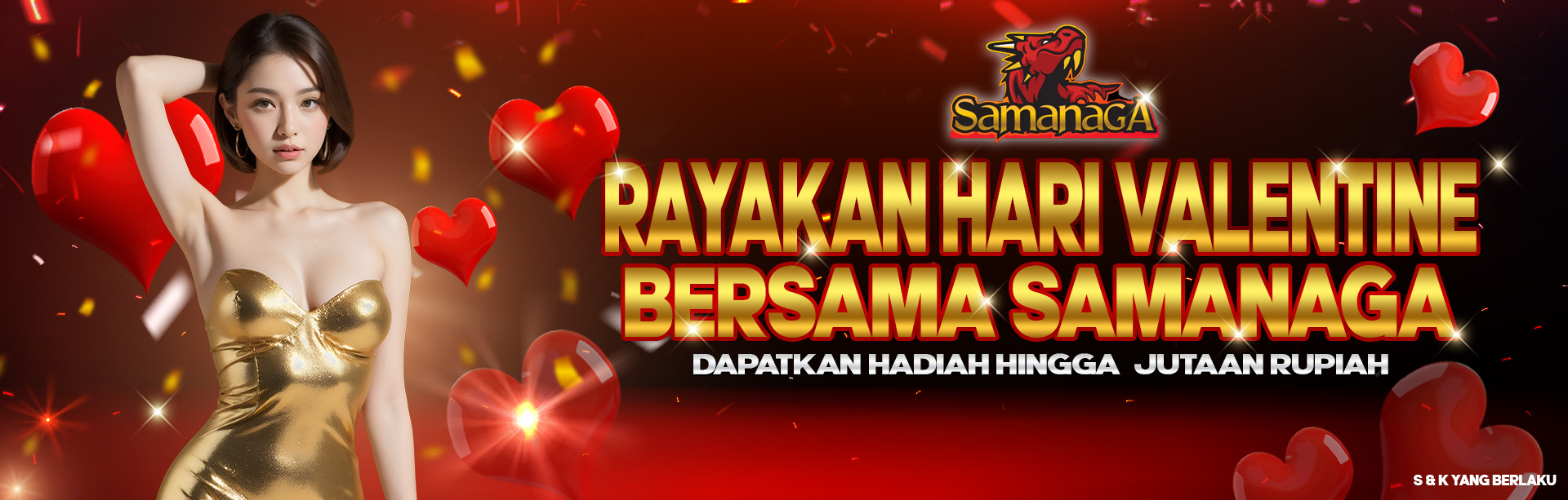 HARI VALENTINE DAPATKAN BONUS SALDO JUTAAN