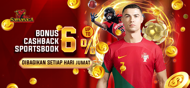 BONUS CASHBACK SPORTSBOOK UP TO 6%