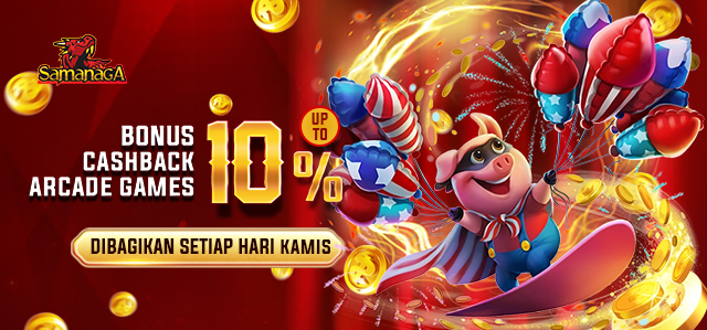 BONUS CASHBACK ARCADE GAMES UP TO 10%